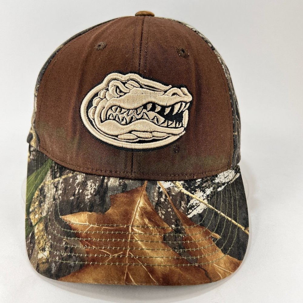Florida Gators NCAA Strap Back Hat Brown Camouflage Captivating UF Football Mens